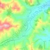 Carte topographique Fratte, altitude, relief
