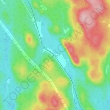 Carte topographique Lac-Chat, altitude, relief