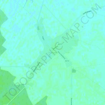 Carte topographique Drenovci, altitude, relief