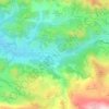 Carte topographique Avín, altitude, relief