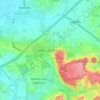 Carte topographique Stoke-sub-Hamdon, altitude, relief