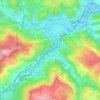 Carte topographique Roquecave, altitude, relief