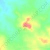 Carte topographique Indian Hills, altitude, relief