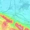 Carte topographique Wehrendorf, altitude, relief