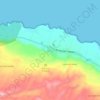 Carte topographique Abreu, altitude, relief