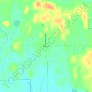 Carte topographique Barbeau, altitude, relief