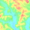 Carte topographique Shook, altitude, relief