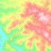 Carte topographique 阴山, altitude, relief
