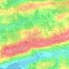 Carte topographique Kerbastum, altitude, relief
