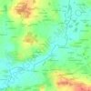 Carte topographique Le Chêne, altitude, relief