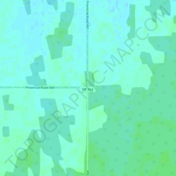 Carte topographique Weiden, altitude, relief