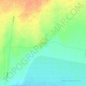 Carte topographique Ambarlı, altitude, relief