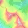 Carte topographique Red Man Mountain NW1.1, altitude, relief