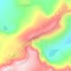 Carte topographique Stob Poite Coire Ardair, altitude, relief