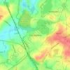 Carte topographique Cold Hiendley, altitude, relief