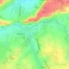 Carte topographique Le Bas Secron, altitude, relief