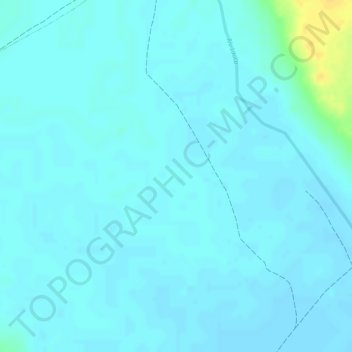 Carte topographique Litoral, altitude, relief