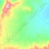 Carte topographique قره باغ, altitude, relief
