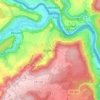 Carte topographique Bigelbach, altitude, relief
