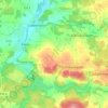 Carte topographique Erkersreuth, altitude, relief