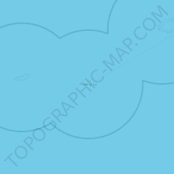 Carte topographique Spratly Island, altitude, relief