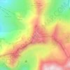 Carte topographique Le Foué, altitude, relief