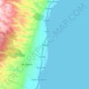 Carte topographique Alcoy, altitude, relief