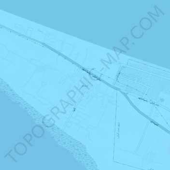 Carte topographique بشم, altitude, relief