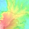 Carte topographique Jorok, altitude, relief