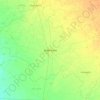 Carte topographique Malerkotla, altitude, relief