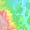 Carte topographique Tegat, altitude, relief