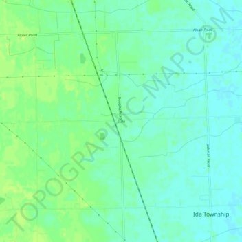 Carte topographique Lulu, altitude, relief