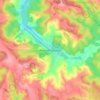 Carte topographique Малый Букрин, altitude, relief