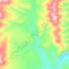 Carte topographique Chillcani, altitude, relief
