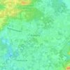 Carte topographique Herselt, altitude, relief