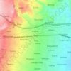 Carte topographique Teras, altitude, relief