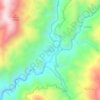 Carte topographique Adaoay, altitude, relief