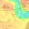 Carte topographique Wierzbiczany, altitude, relief