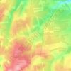 Carte topographique حريما, altitude, relief