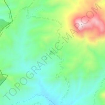 Carte topographique Epçeler, altitude, relief