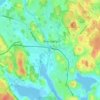 Carte topographique Skonaren, altitude, relief