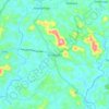 Carte topographique Omassery, altitude, relief