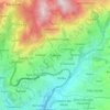 Carte topographique Palmira, altitude, relief