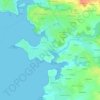 Carte topographique Kerambreton, altitude, relief