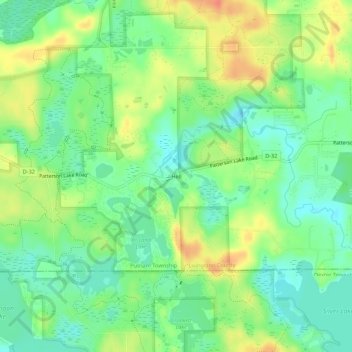 Carte topographique Hell, altitude, relief