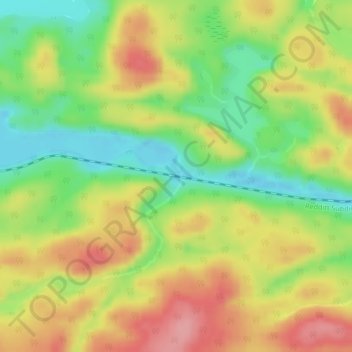 Carte topographique Favel, altitude, relief