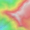 Carte topographique Gunung Leuser, altitude, relief
