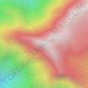 Carte topographique Gunung Leuser, altitude, relief