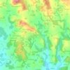 Carte topographique Meilhards, altitude, relief
