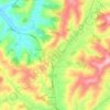 Carte topographique Torrenieri, altitude, relief